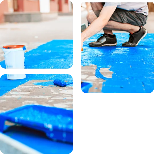 Waterproof membrane application